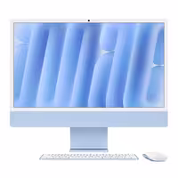 کامپیوتر All-in-One اپل 24 اینچ مدل iMac MWV13 2024 M4 با 256GB SSD و 16GB RAM