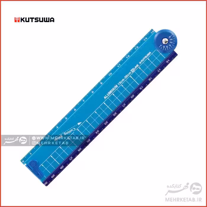 خط کش فلزی تا شو کوتساوا Kutsuwa HiLiNE folding aluminum ruler