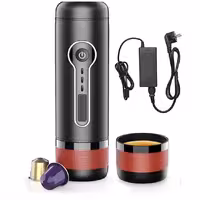 قهوه ساز قابل حمل دستگاه اسپرسوساز مسافرتی قابل شارژ برای کمپینگ رانندگی خانه و محل کار CONQUECO