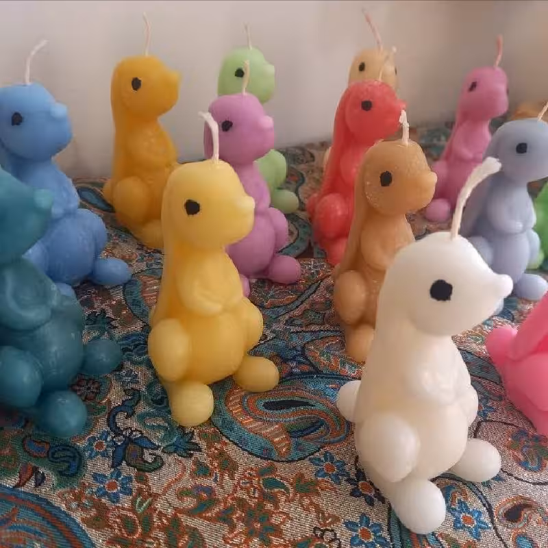 شمع خرگوش گوش خوابیده بسیارزیبا مناسب سفره هفت سین