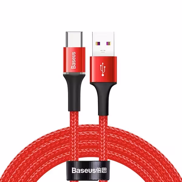 کابل تبدیل USB به USB-C باسئوس مدل CATGH-H09 طول 2 متر