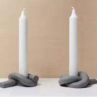 شمعدان مدل گره دوتایی2