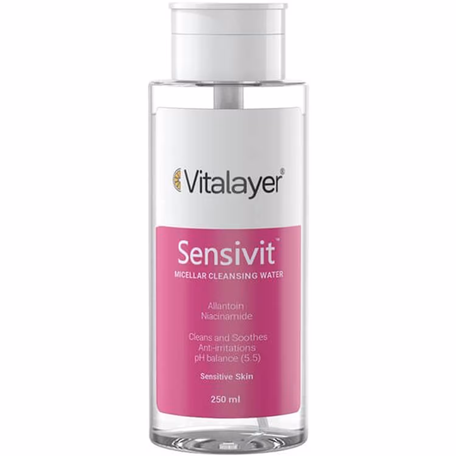محلول پاک کننده آرایش سنسیویت ویتالیر | Vitalayer Sensivit Micellar Cleansing Water 250ml