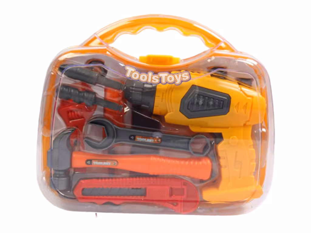 ست ابزار با دریل باطری خور به همراه قطعات جانبی