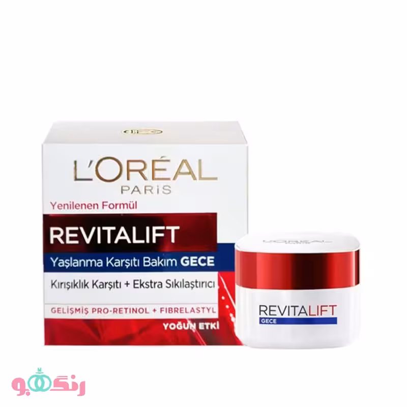 کرم آبرسان شب ضد پیری لورآل Loreal مدل Revitalift yaslanma karsitibakim مدل 50 میلی لیتر