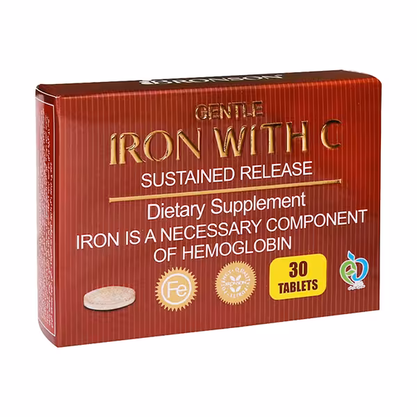 برونسون قرص آهن   ویتامین ث 30 عددی - داروکاو