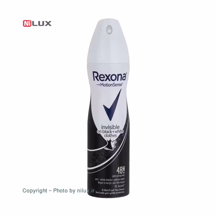 اسپری ضد تعریق زنانه رکسونا مدل Invisible حجم 200 میلی لیتر