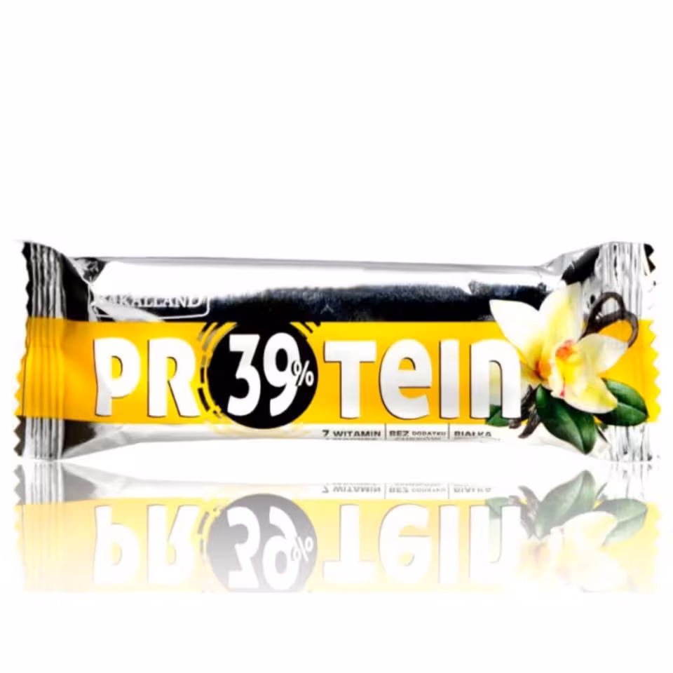 پروتئین بار 39 درصد باکالند با طعم وانیل BAKALLAND