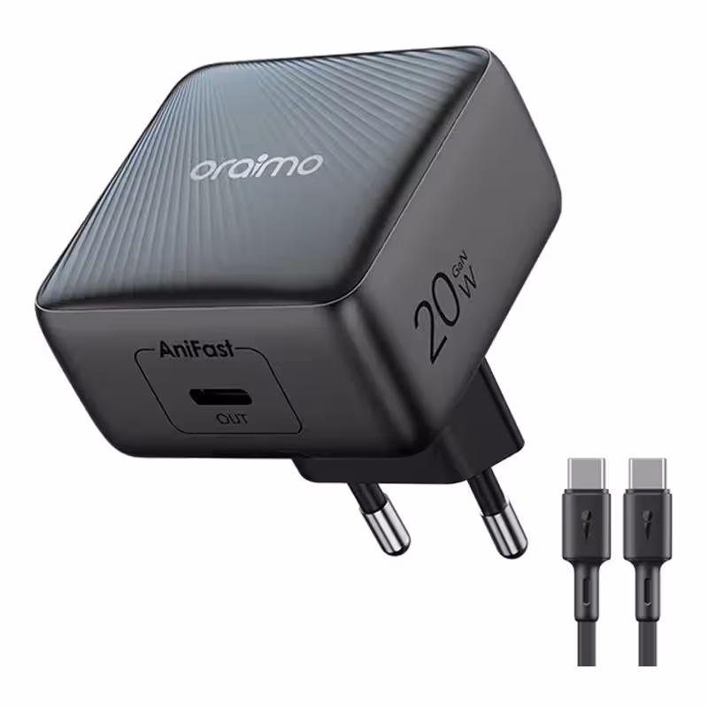 شارژر دیواری اورایمو مدل PowerCube 20 Chic OCW-5201E CL55 توان 20 وات با کابل