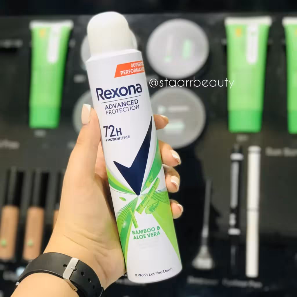 اسپری ضد تعریق زنانه رکسونا مدل Bamboo & Aloe Vera