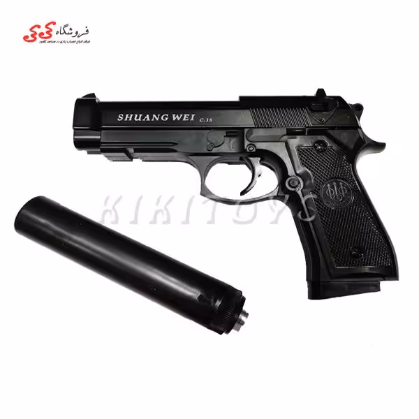 تفنگ کلت فلزی ساچمه ای پلاس Air soft gun C18