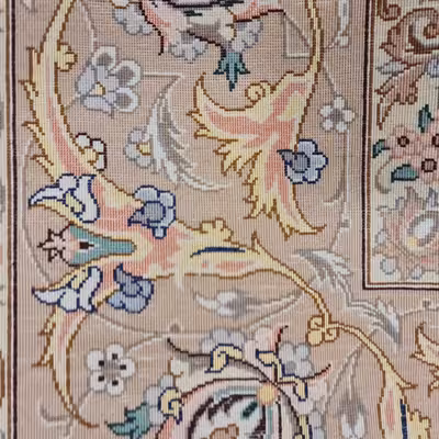 فرش دستبافت چهار متری مدل اصفهان آبتین کد 1232