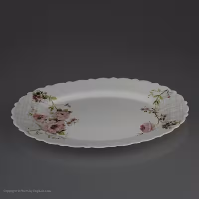 سرویس غذاخوری 25 پارچه آیروپال طرح گرد مدل سارا صورتی و آبی 