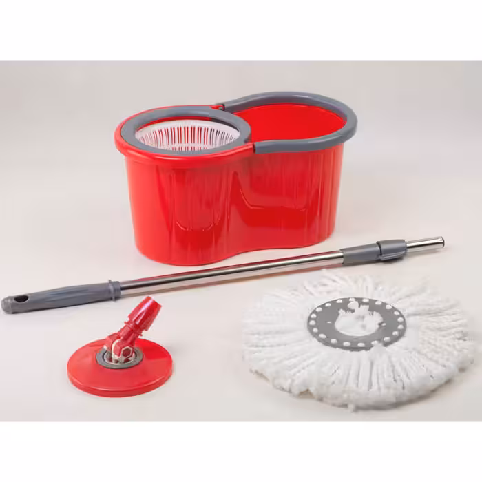 ست سطل و زمین شوی مهسان مدل وایت اند وایت