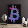 تابلو مدل دکوراتیو Bitcoin کدS1636-b