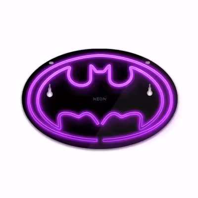 چراغ دیواری نئون دیزاین طرح Batman-BL_PR