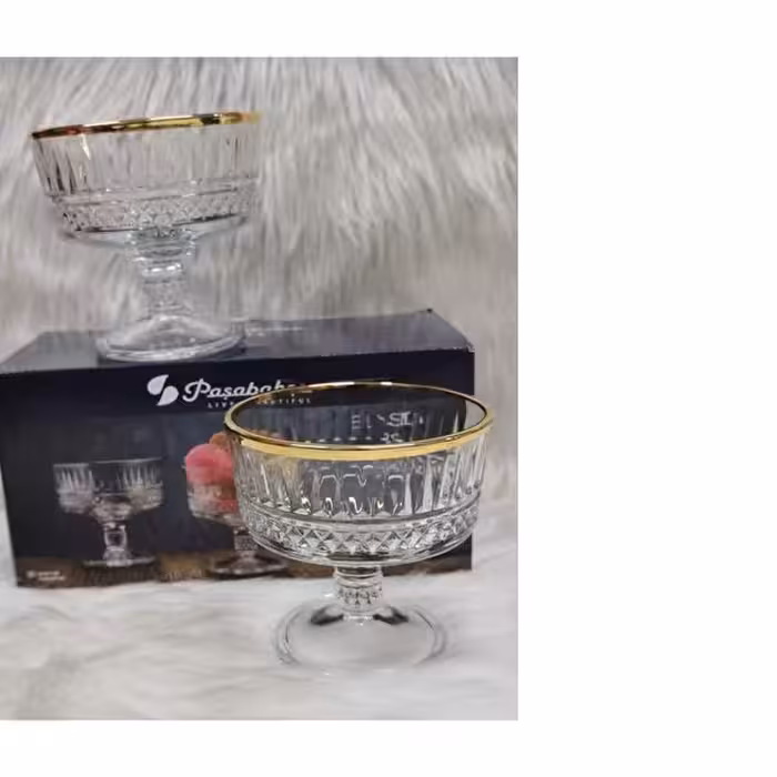 بستنی خوری پاشاباغچه مدل الیسا کد 51749 بسته شش عددی 