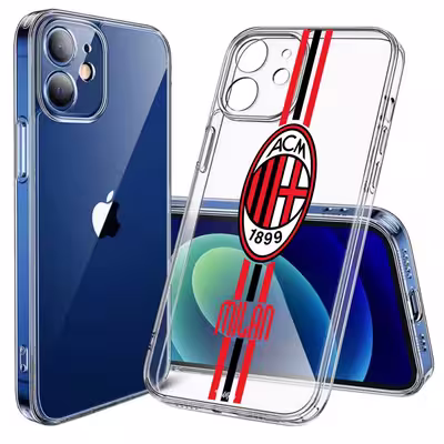 کاور طرح A.C Milan مناسب برای گوشی موبایل اپل iPhone 12 