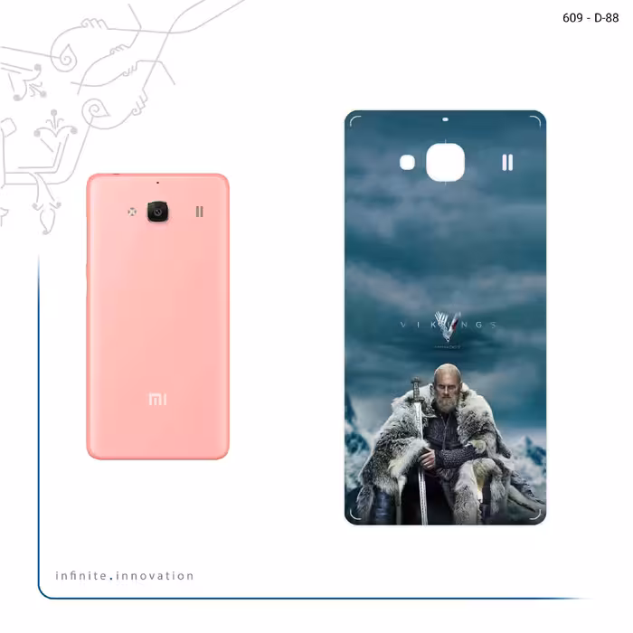 برچسب پوششی ماهوت مدل Vikings مناسب برای گوشی موبایل شیائومی Redmi 2
