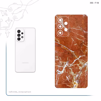 برچسب پوششی ماهوت مدل Red Marble مناسب برای گوشی موبایل سامسونگ Galaxy A33 5G