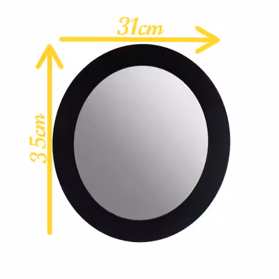 آینه الف مدل بیضی کد 321 مجموعه 3 عددی