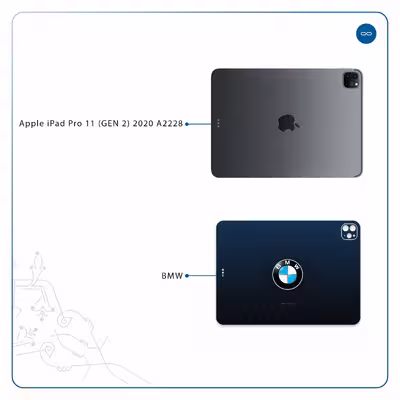 برچسب پوششی ماهوت مدل BMW مناسب برای تبلت اپل iPad Pro 11 (GEN 2) 2020 A2228