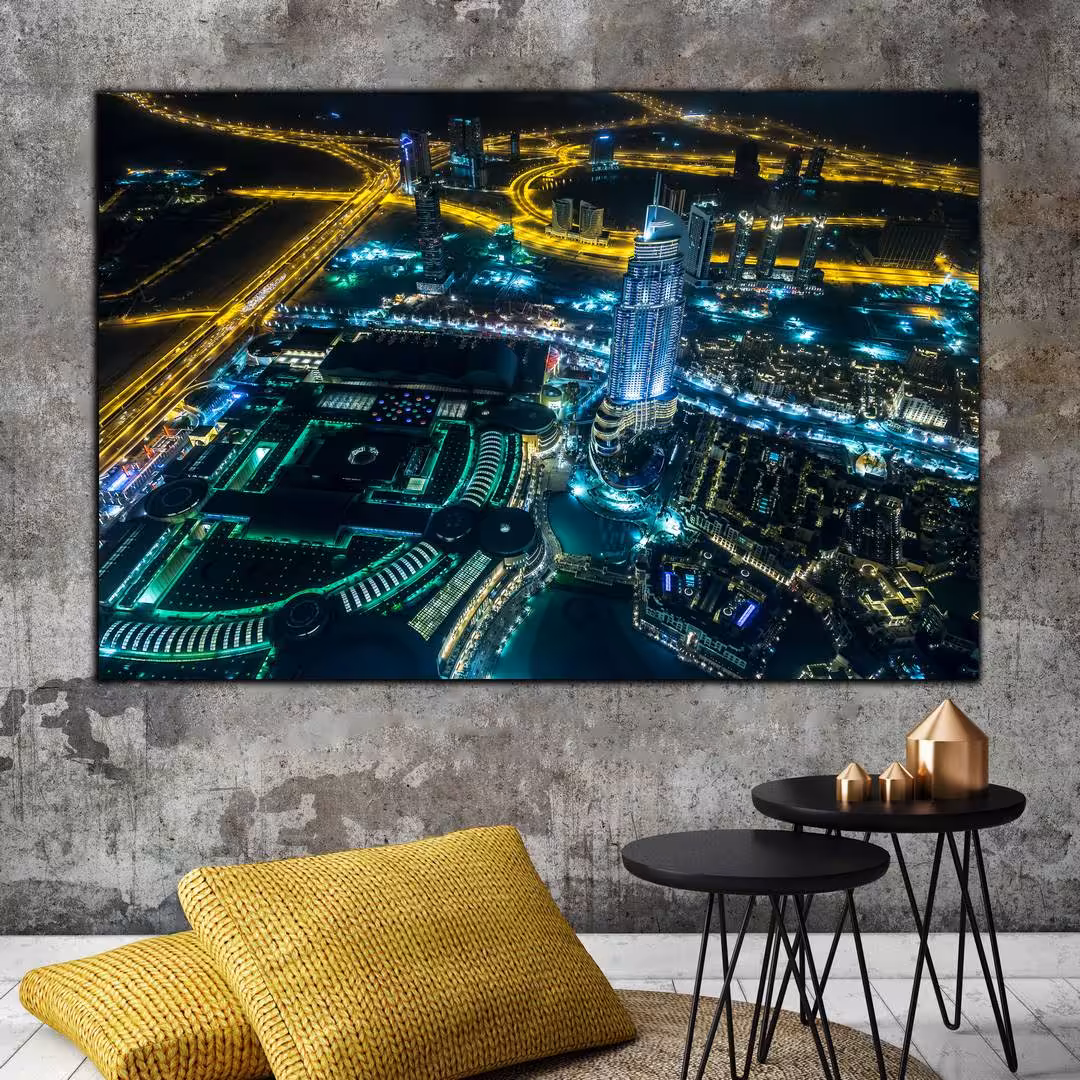 تابلو شاسی بکلیت طرح منظره شهری مدرن مدل SH-S2877