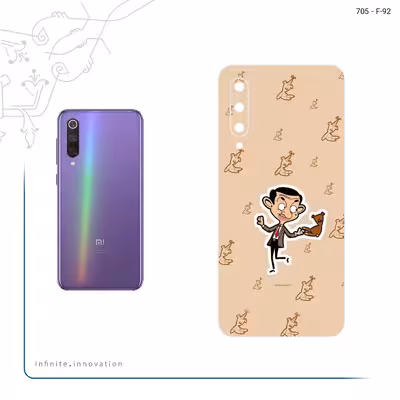 برچسب پوششی ماهوت مدل Mr.Bean مناسب برای گوشی موبایل شیائومی Mi 9 SE