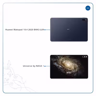 برچسب پوششی ماهوت مدل Universe-by-NASA-1 مناسب برای تبلت هوآوی Matepad 10.4 2020 BAH3-L09