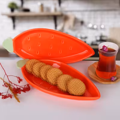 ظرف سرو طرح هویج کد 02