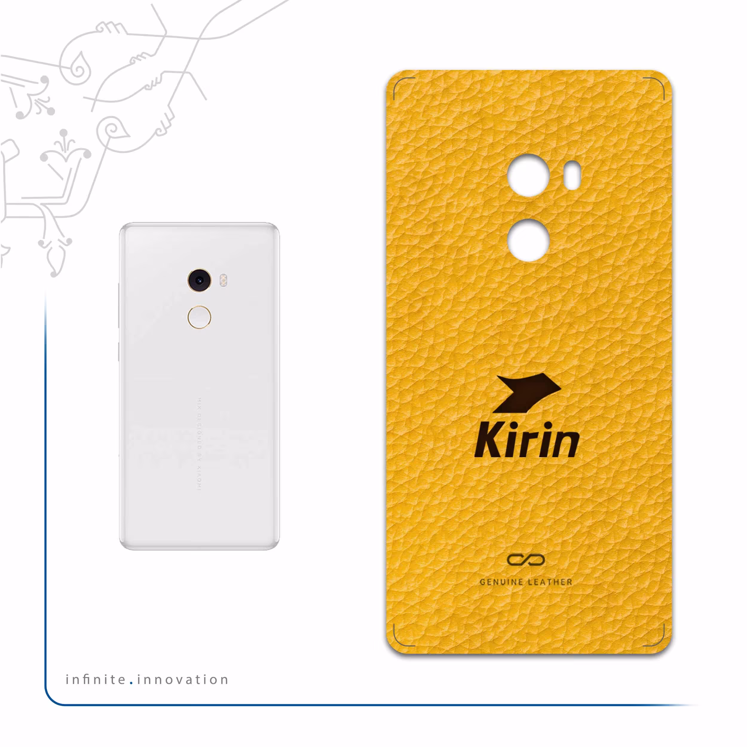 برچسب پوششی ماهوت مدل ML-KRN مناسب برای گوشی موبایل شیائومی Mi Mix 2