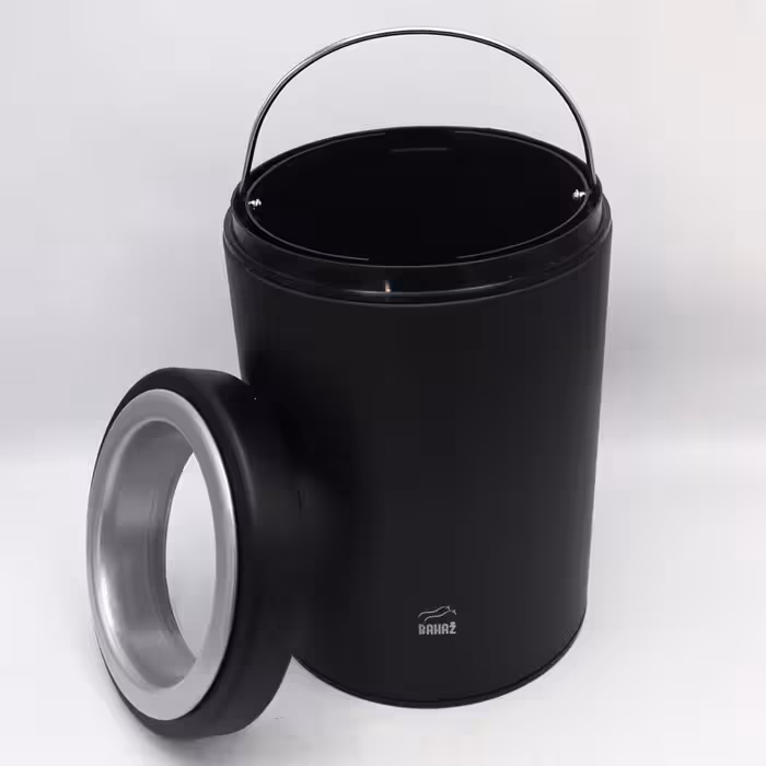 سطل زباله بهازکالا مدل استوانه کد YP-152-30CM