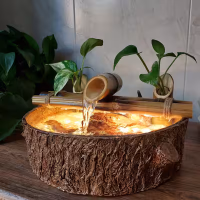 آب نما مدل آرامشبخش طرح چوب