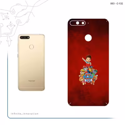 برچسب پوششی ماهوت مدل Paw Patrol مناسب برای گوشی موبایل آنر 7A
