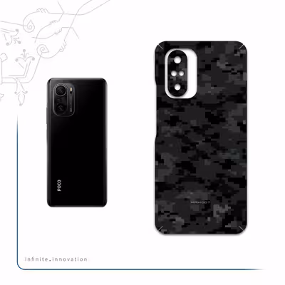 برچسب پوششی ماهوت مدل Night-Army-Pixel مناسب برای گوشی موبایل شیائومی Poco F3 5G