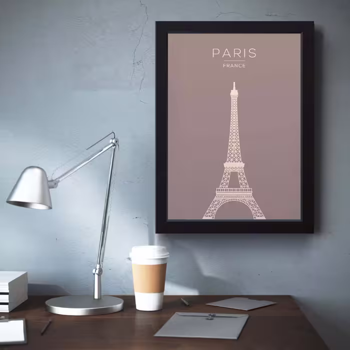تابلو مدل مینیمال Paris کدS2912-b