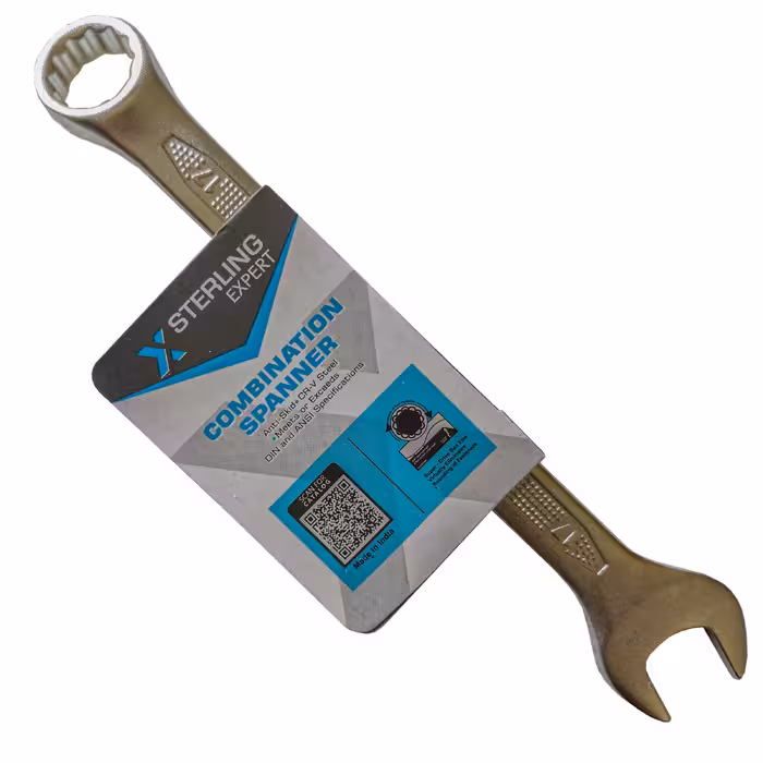 آچار یکسر تخت و یکسر رینگی استرلینگ مدل CRV 1015 سایز 17 میلی متر