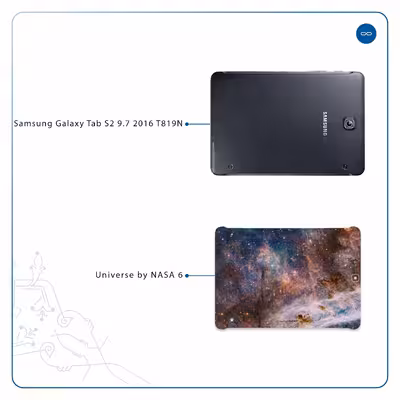 برچسب پوششی ماهوت مدل Universe-by-NASA-6 مناسب برای تبلت سامسونگ Galaxy Tab S2 9.7 2016 T819N