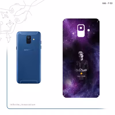 برچسب پوششی ماهوت مدل Zayn Malik مناسب برای گوشی موبایل سامسونگ Galaxy A6 2018