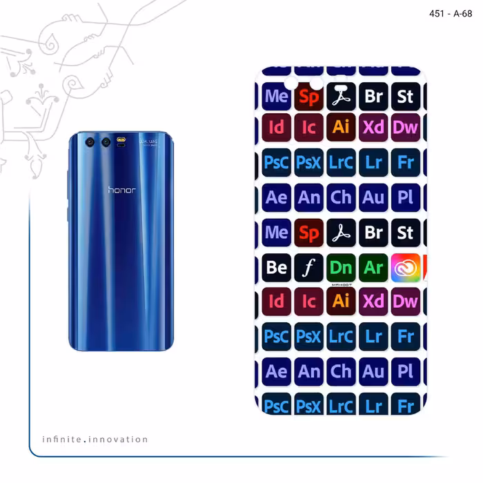 برچسب پوششی ماهوت مدل Adobe مناسب برای گوشی موبایل آنر 9