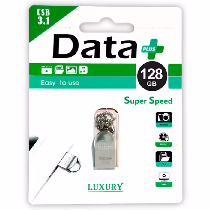 فلش مموری دیتا پلاس مدل Luxury ظرفیت 128 گیگابایت