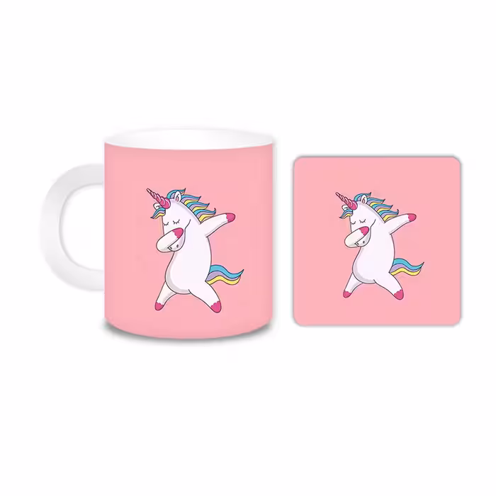 ماگ مدل یونیکورن کد 230 به همراه زیر لیوانی