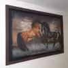 تابلو نقاشی رنگ روغن مدل اسب