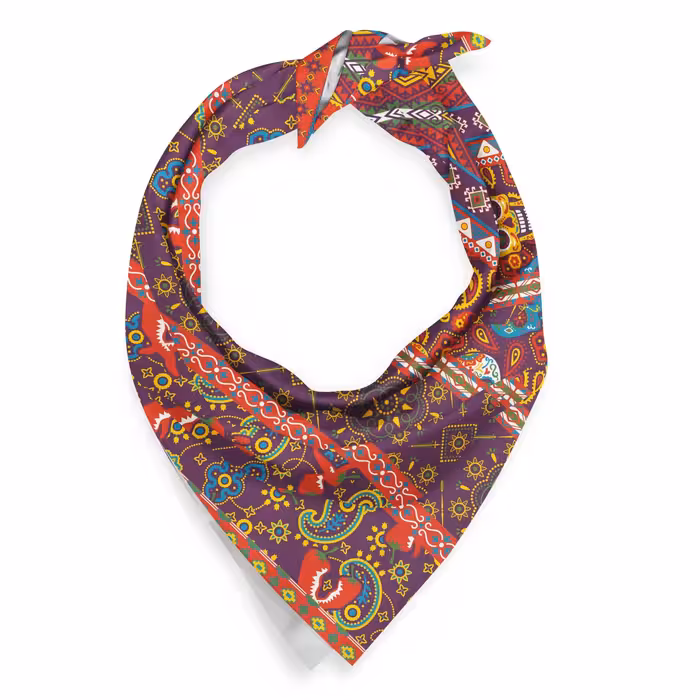 دستمال سر و گردن هاماگراف مدل mixed