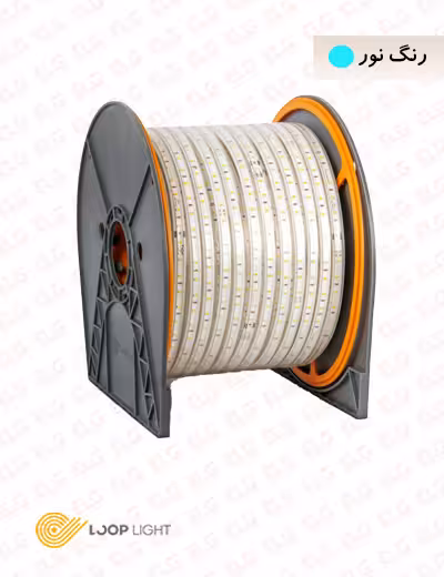 ریسه smd لوپ لایت فیروزه ای تراکم 120 با تکنولوژی بدون سیم