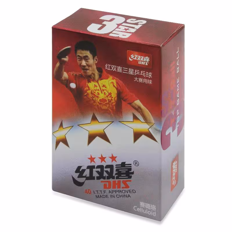 توپ پينگ پنگ DHS سه ستاره مدل D40 بسته بندی 6 عددی کد L-60931