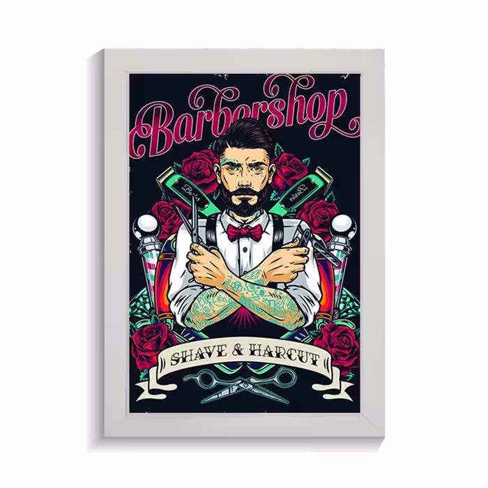 تابلو آرایشگاه طرح barbershop کد PF-29062