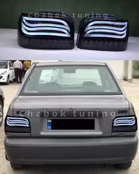 چراغ عقب دودی پراید 131 و صبا طرح  E200 رنگ سفید