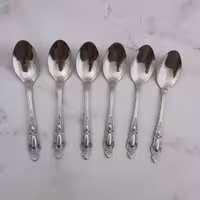 قاشق مربا مدل نگین بسته 6 عددی