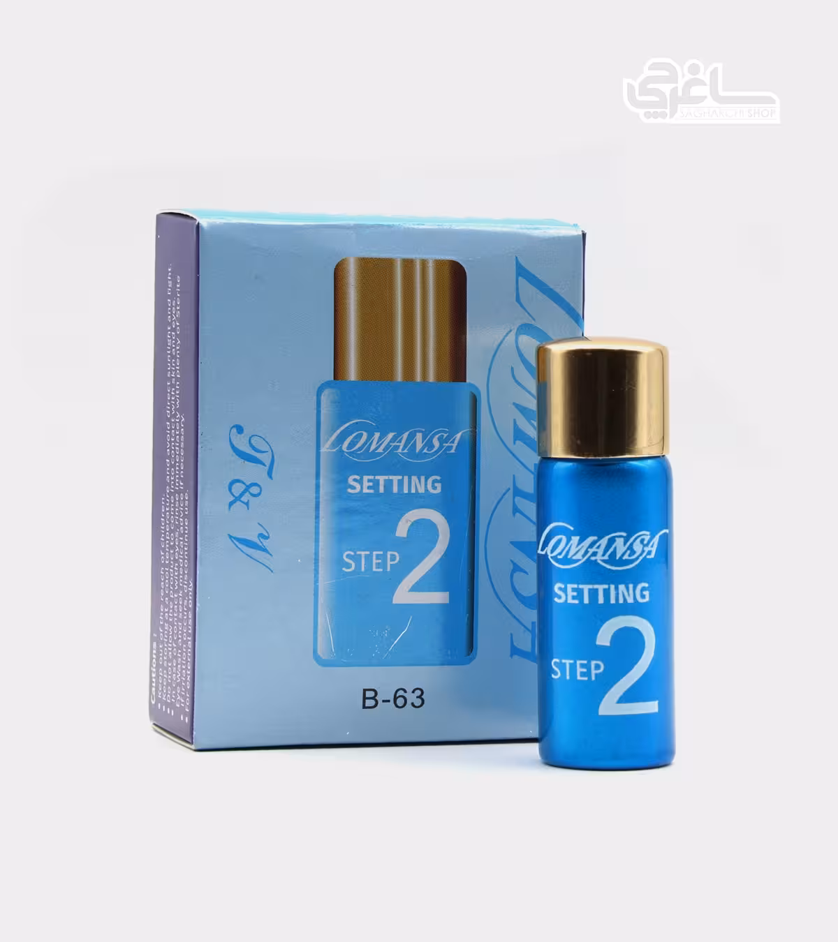 مواد لیفت شیشهای شماره 2 مژه و ابرو لومانسا Lomansa